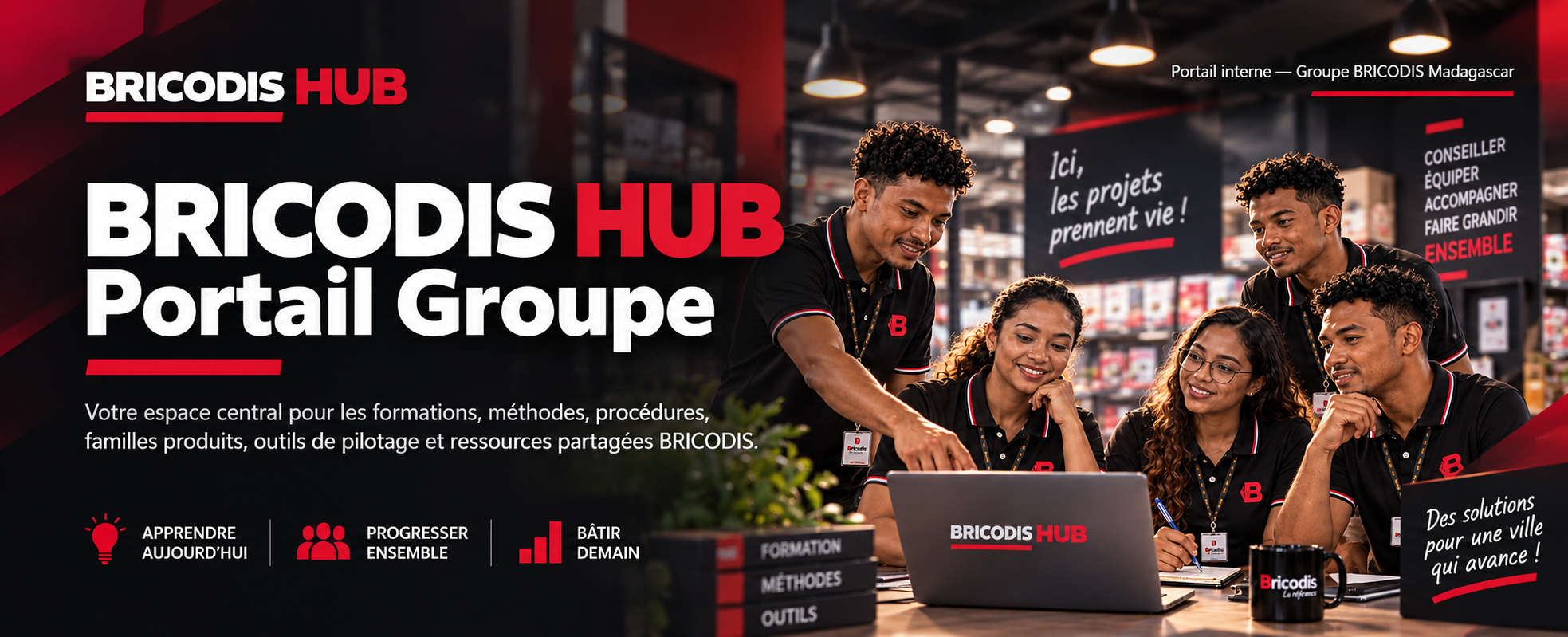 BRICODIS HUB, Portail Groupe