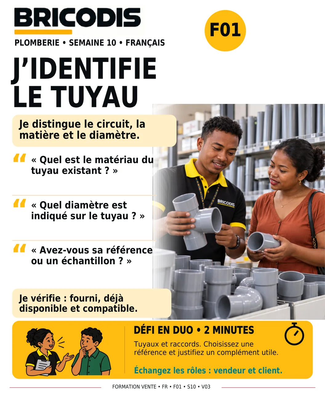 F01 S10 - Identifier le tuyau