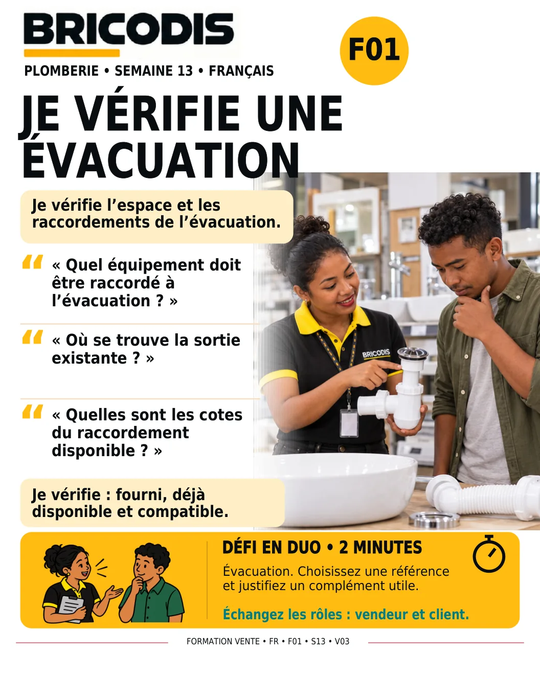 F01 S13 - Vérifier une évacuation