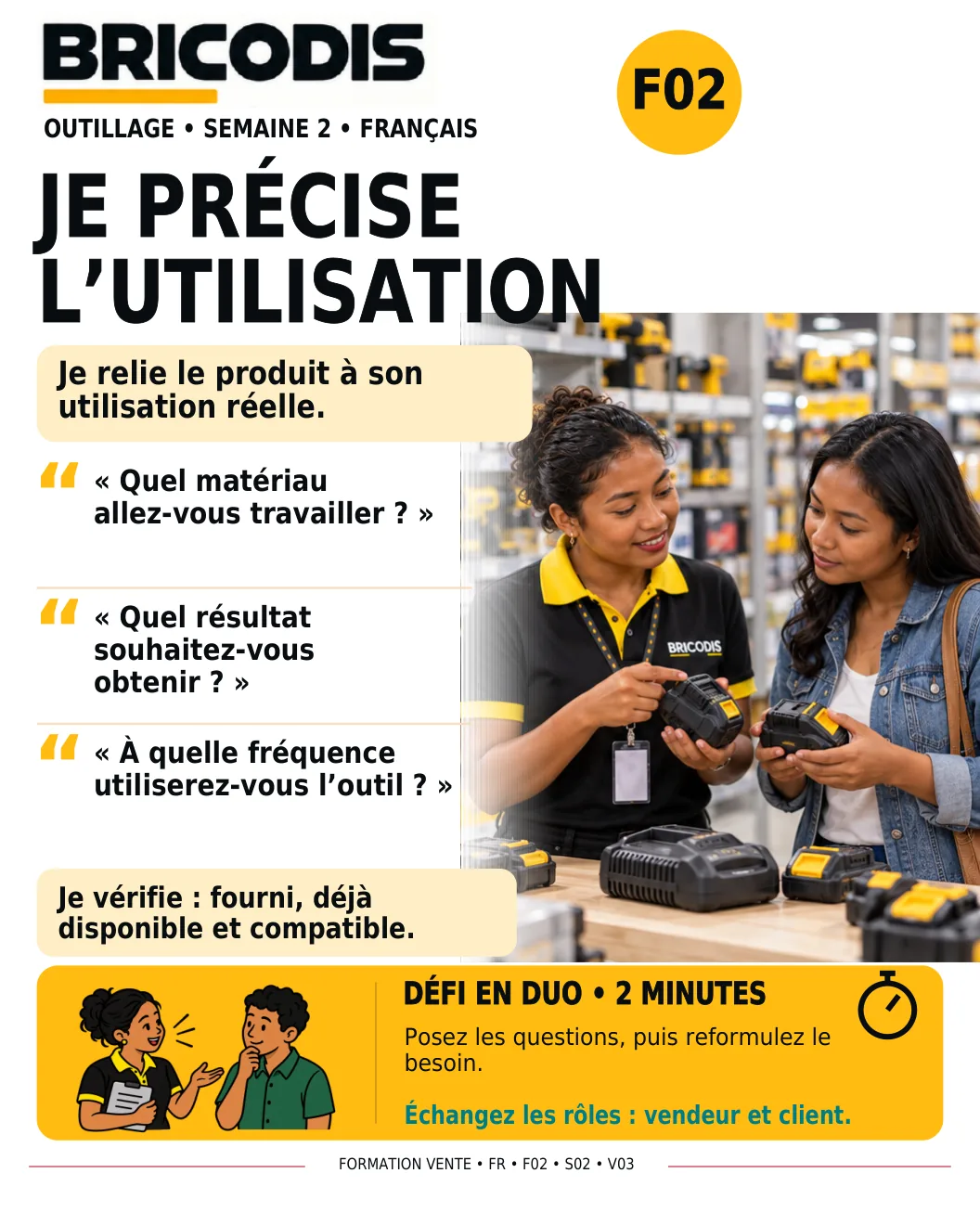 F02 S02 - Préciser l’utilisation