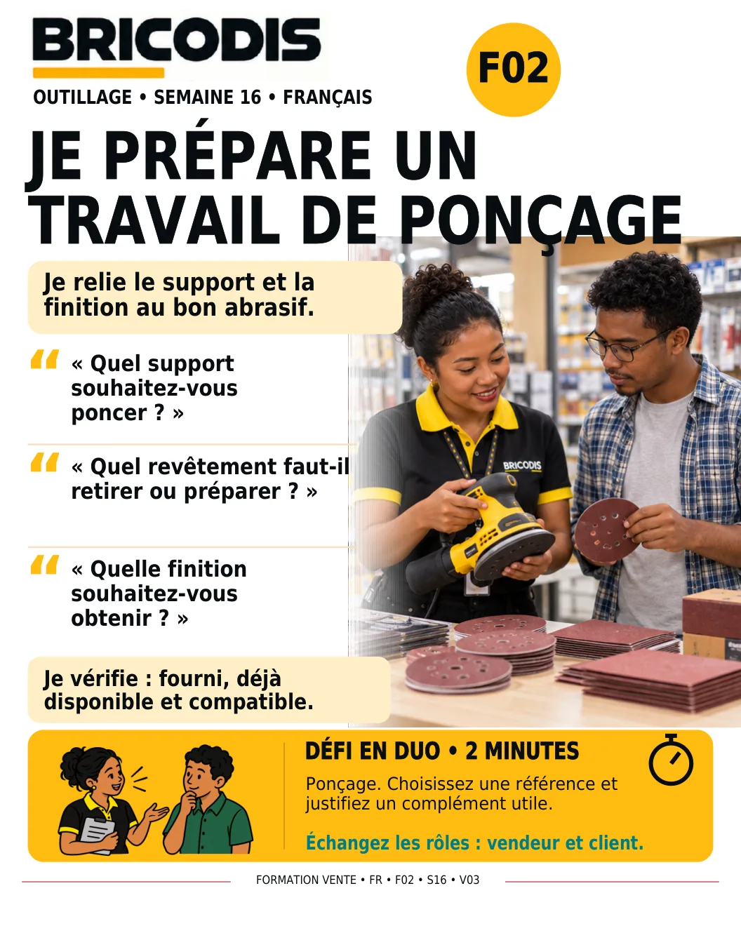 F02 S16 - Préparer un travail de ponçage