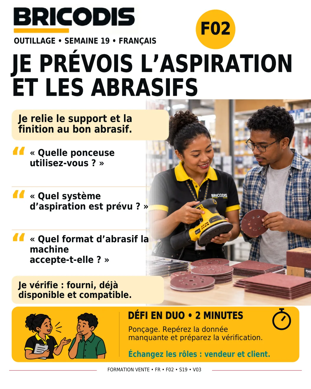 F02 S19 - Prévoir l’aspiration et les abrasifs