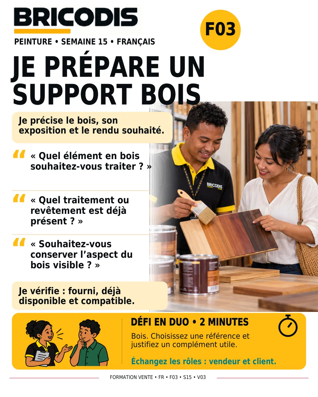 F03 S15 - Préparer un support bois