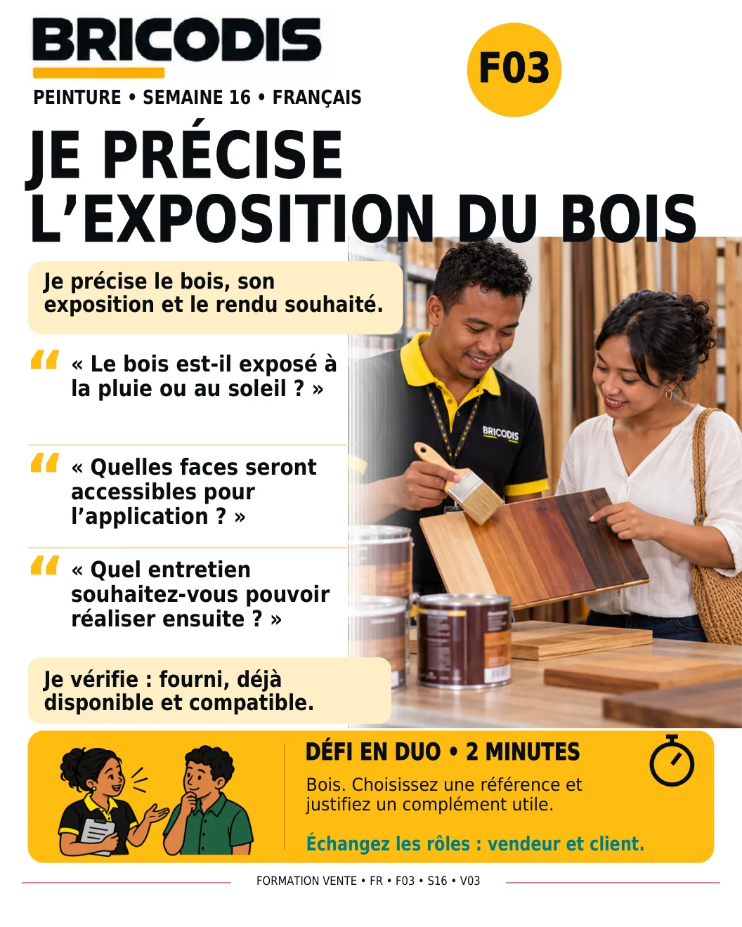 F03 S16 - Préciser l’exposition du bois