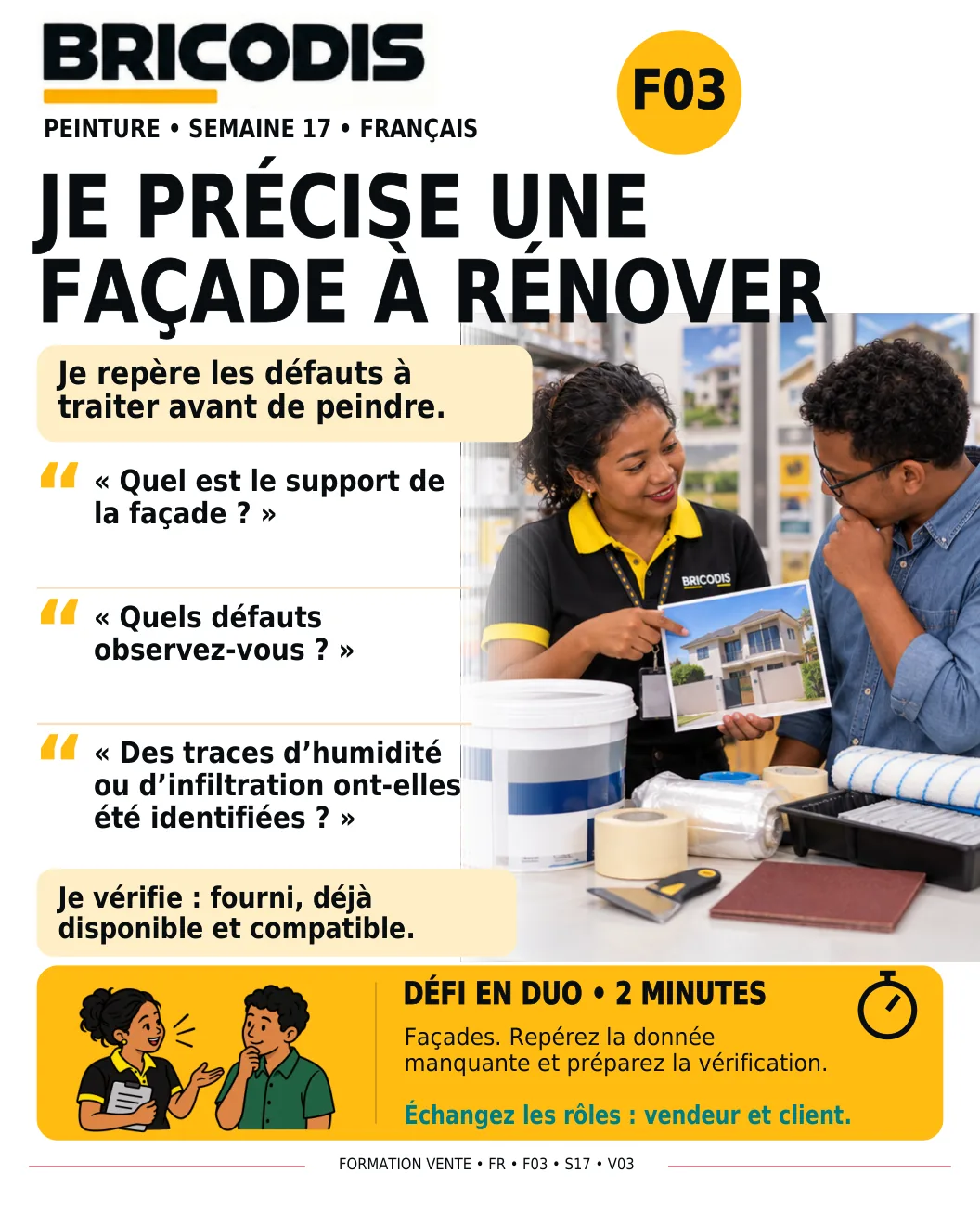 F03 S17 - Décrire une façade à rénover