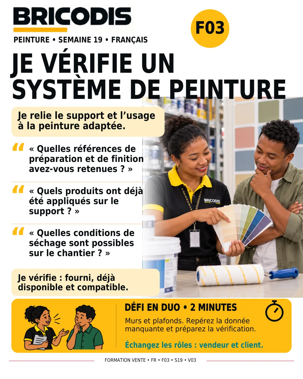 F03 S19 - Vérifier un système de peinture