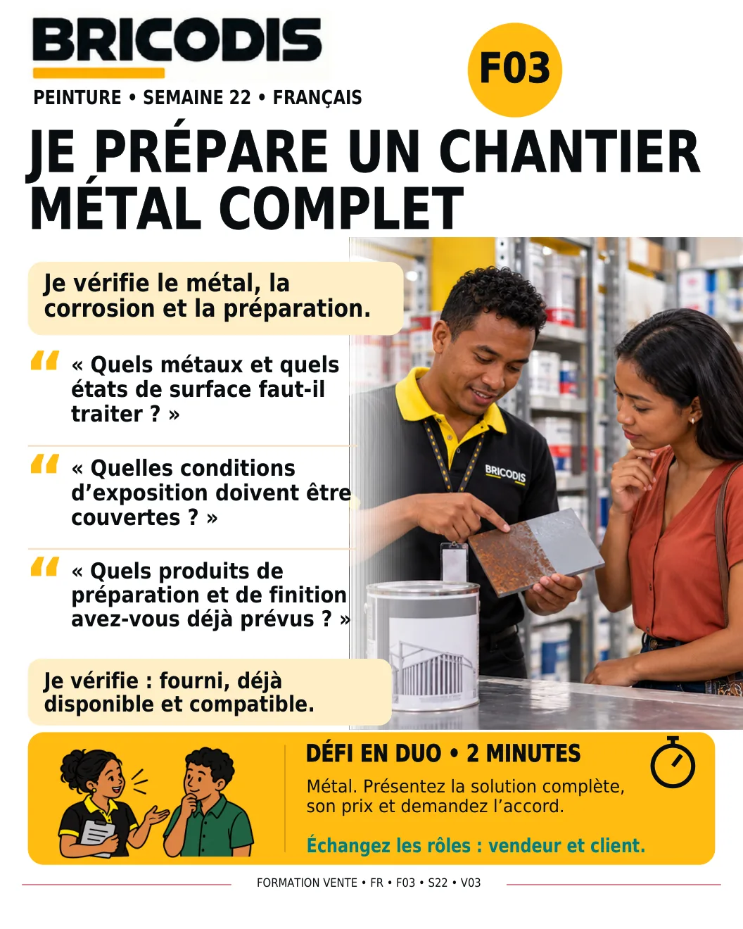F03 S22 - Étudier un chantier métal complet
