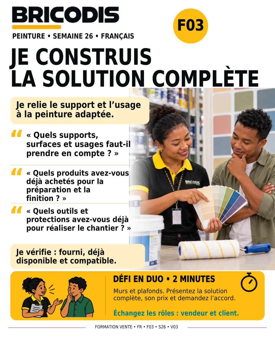 F03 S26 - Conduire un projet peinture complet