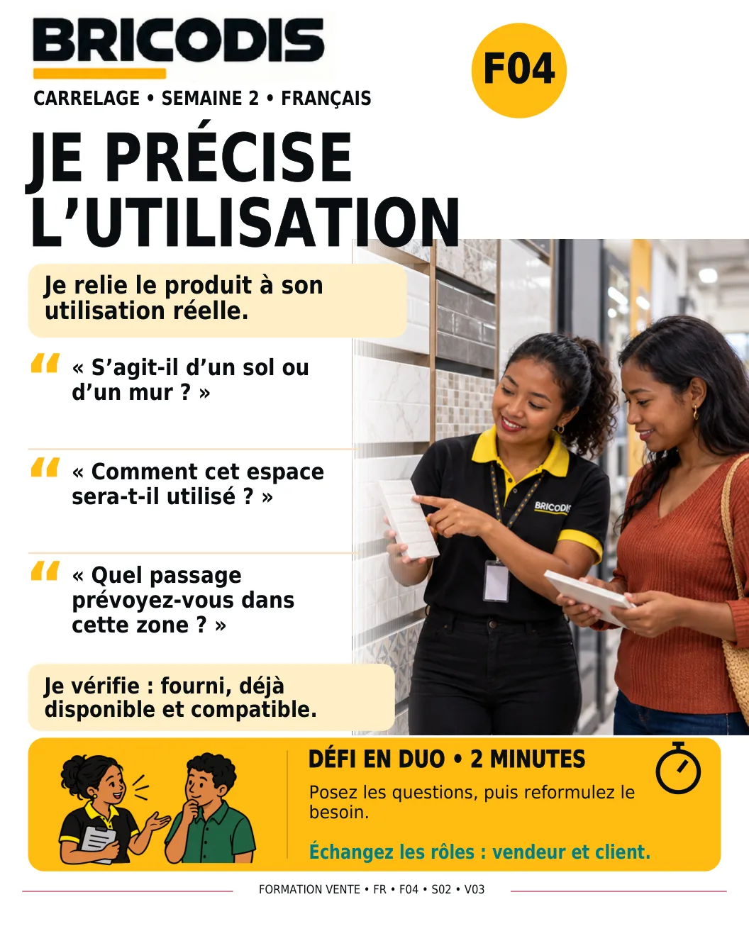 F04 S02 - Préciser l’utilisation