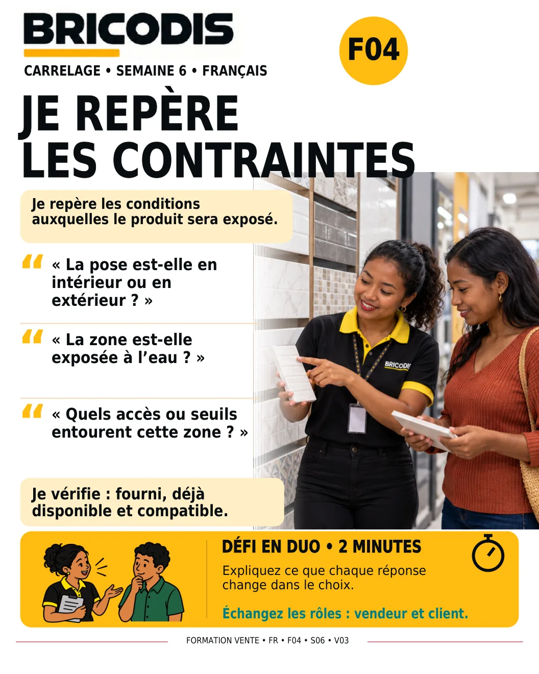 F04 S06 - Identifier les conditions d’utilisation