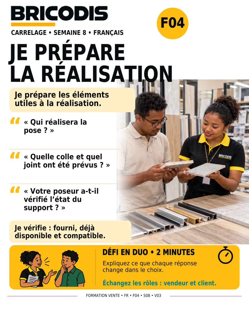 F04 S08 - Préparer la réalisation