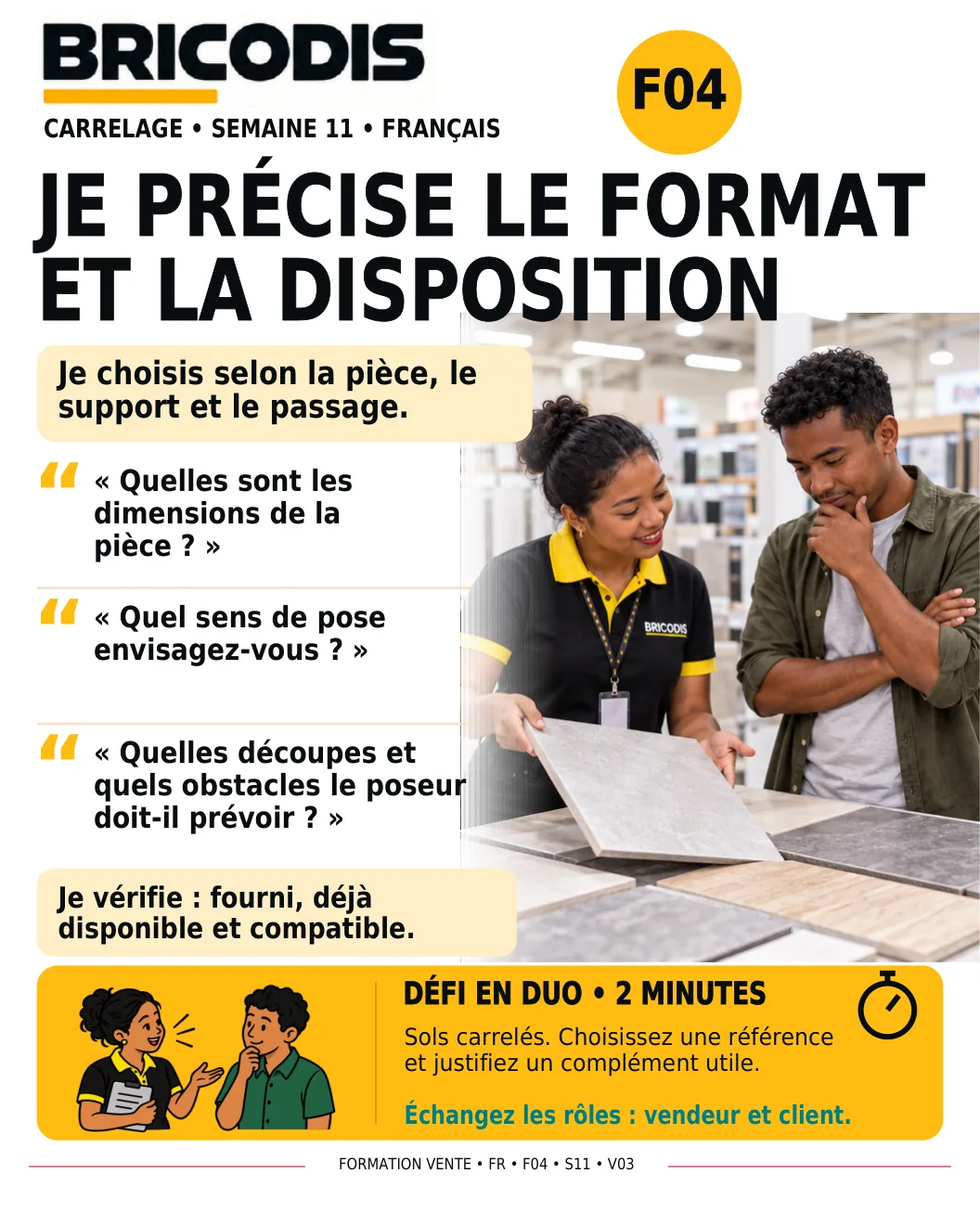 F04 S11 - Préciser le format et la disposition