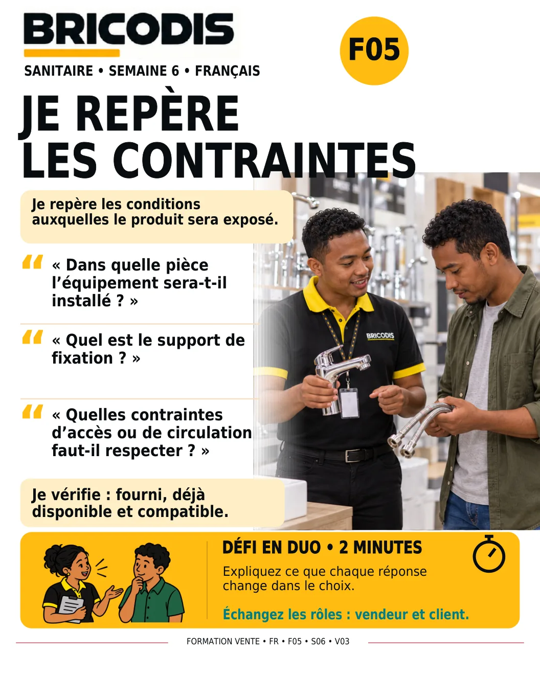 F05 S06 - Identifier les conditions d’utilisation