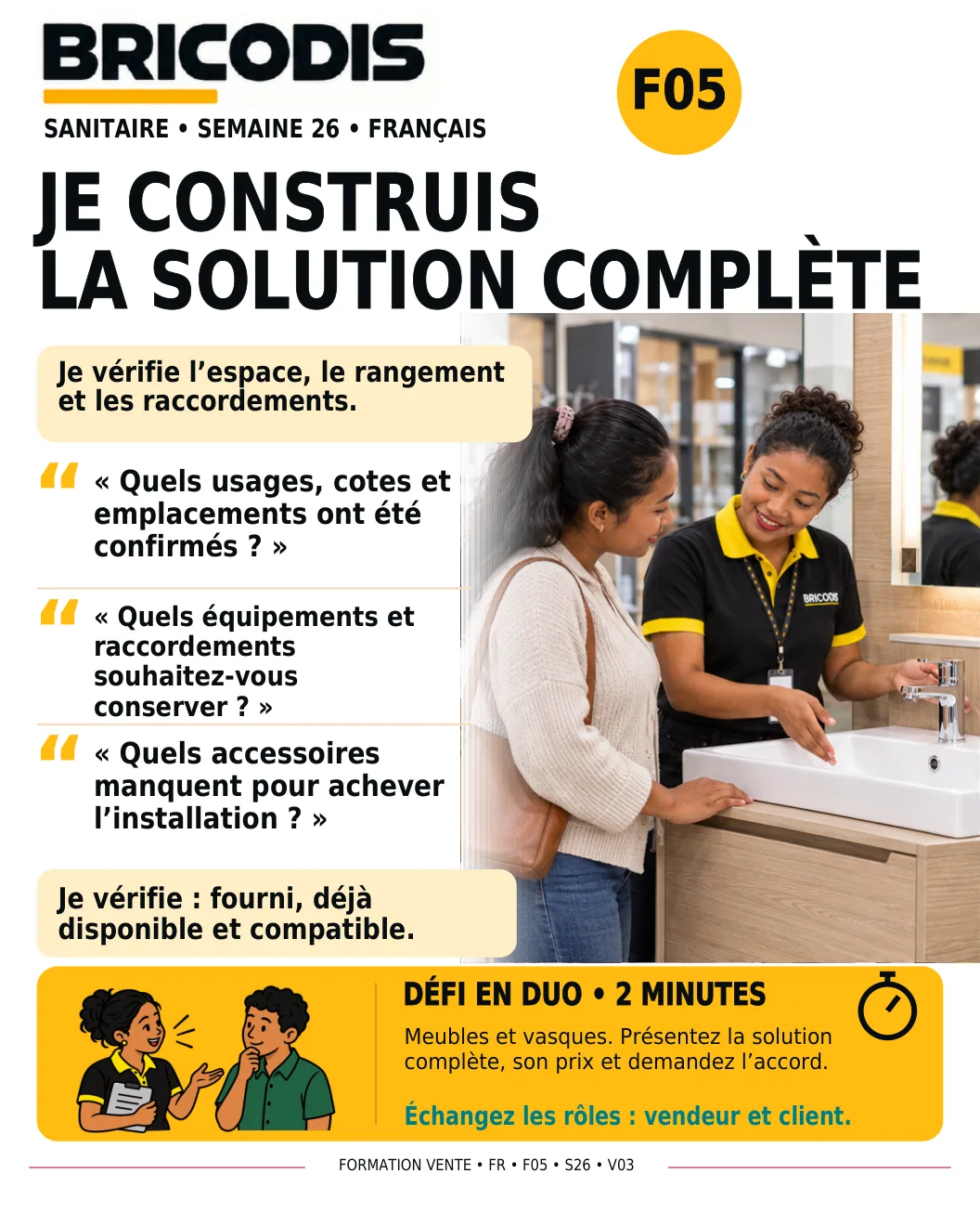 F05 S26 - Conduire un projet sanitaire complet