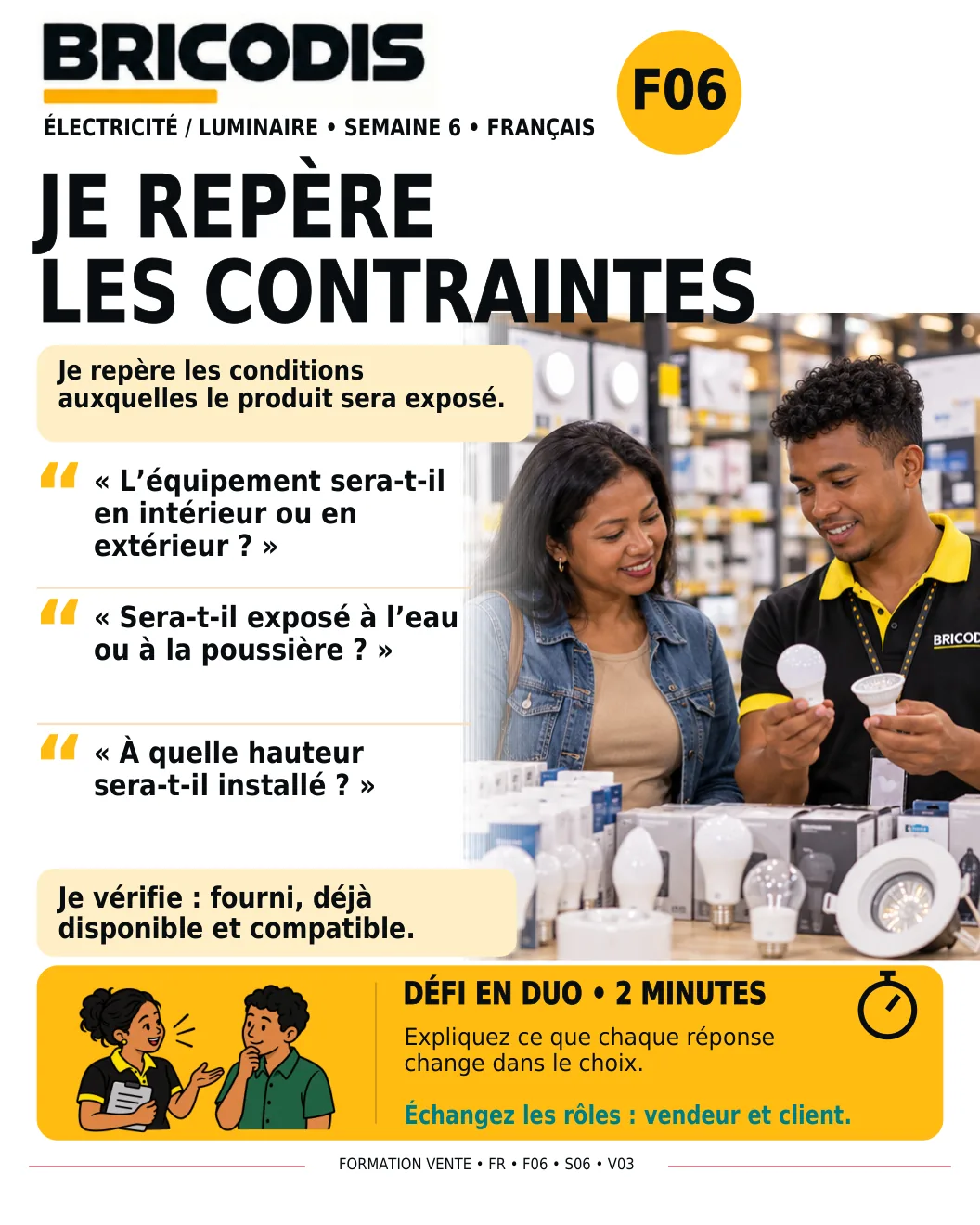 F06 S06 - Identifier les conditions d’utilisation