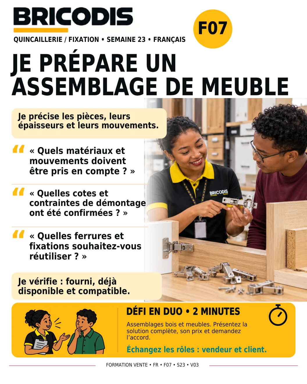 F07 S23 - Étudier un assemblage de meuble