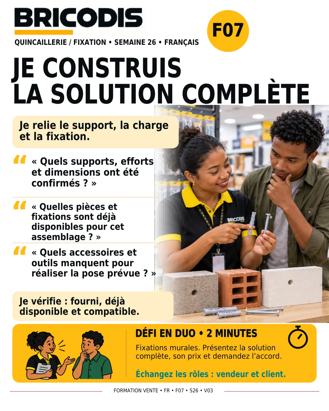 F07 S26 - Conduire un projet de fixation complet