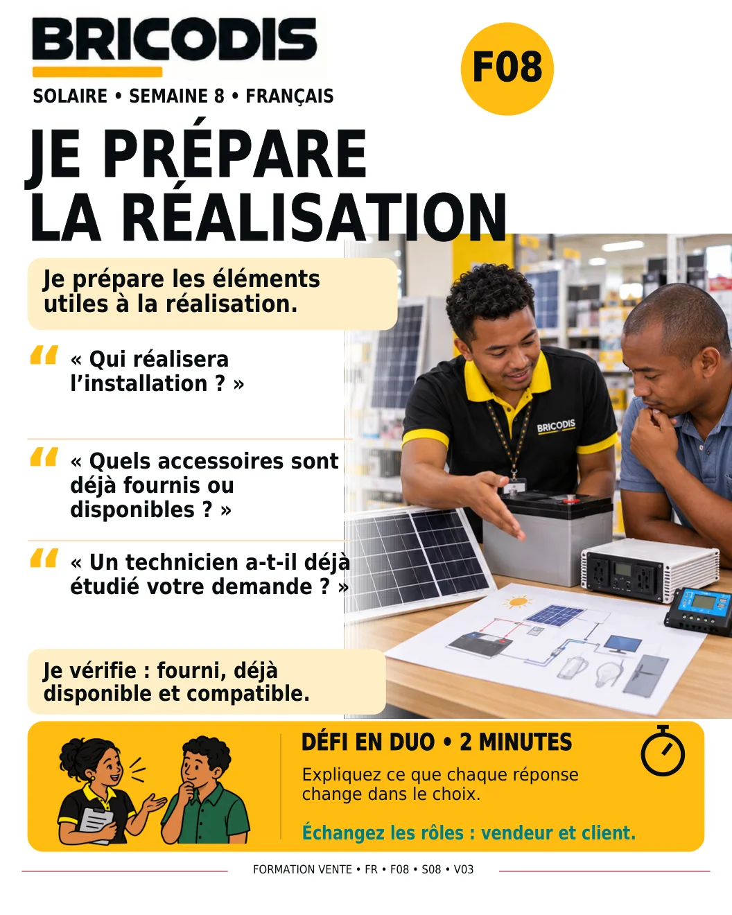 F08 S08 - Préparer la réalisation