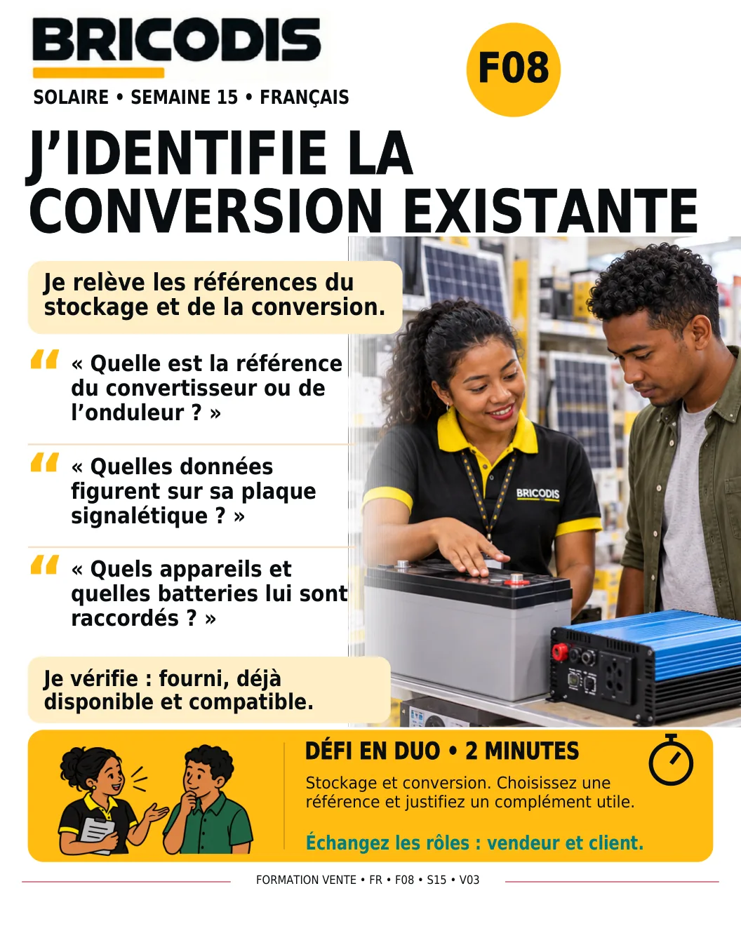 F08 S15 - Identifier la conversion existante