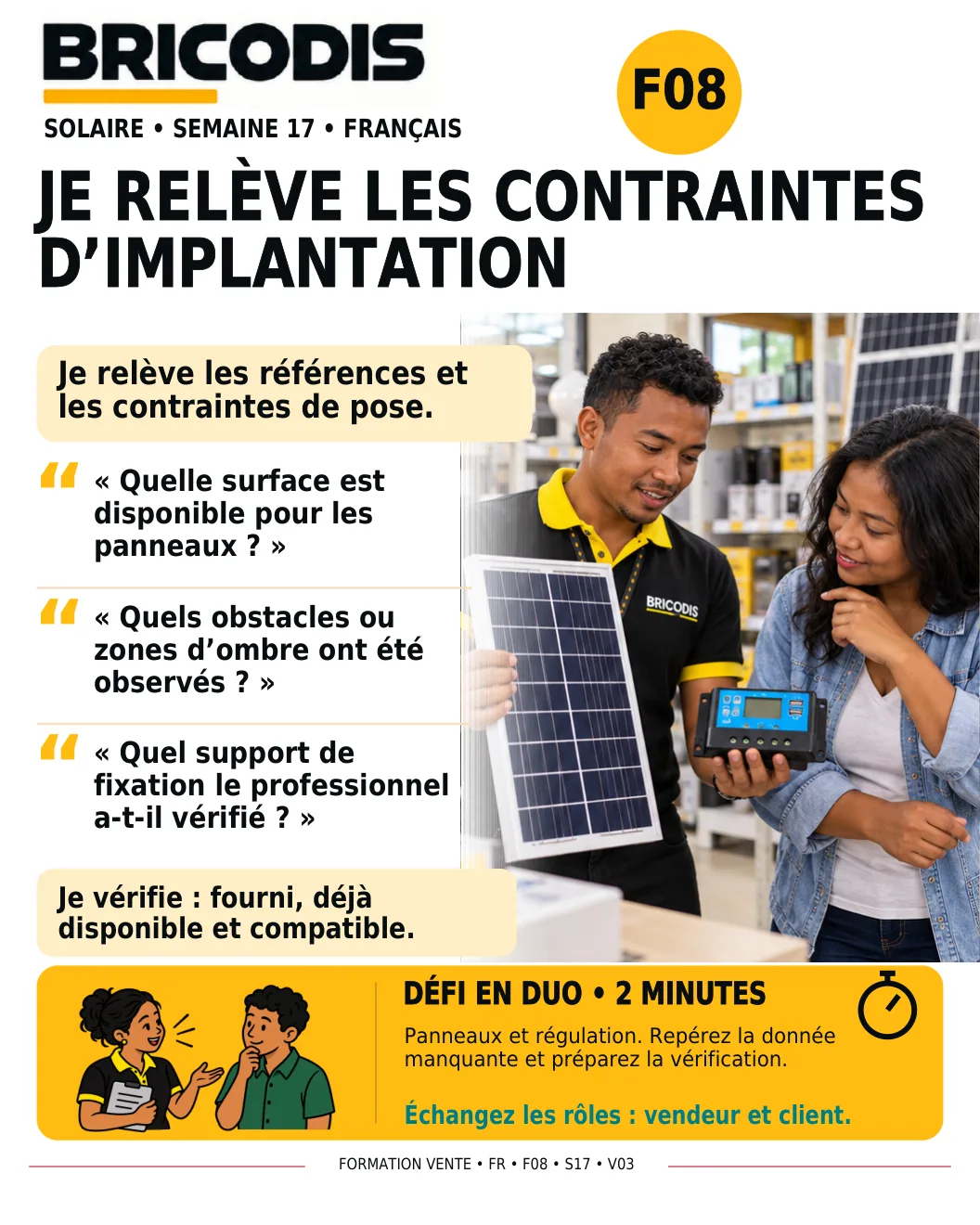 F08 S17 - Recueillir les contraintes d’implantation