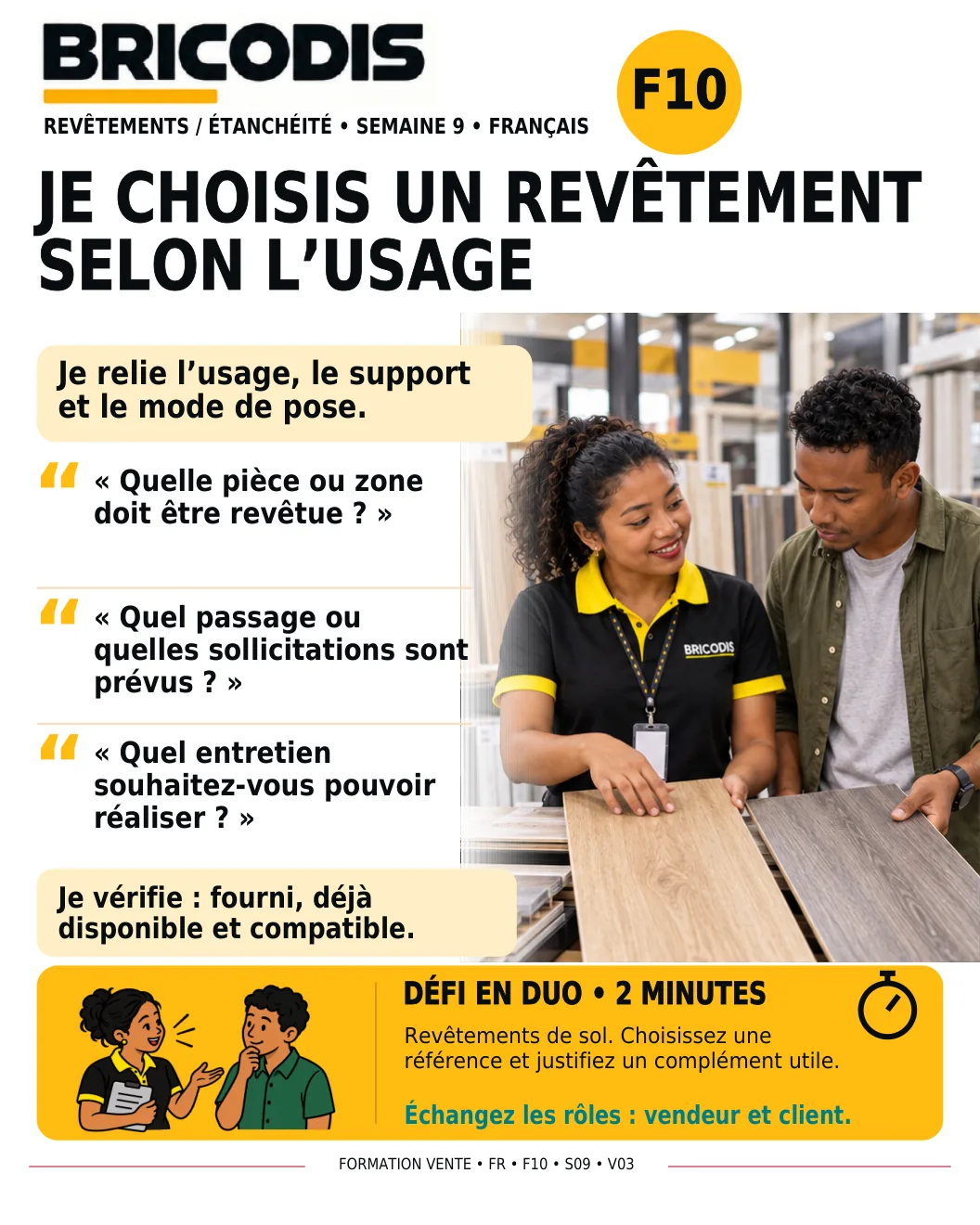 F10 S09 - Choisir un revêtement selon l’usage