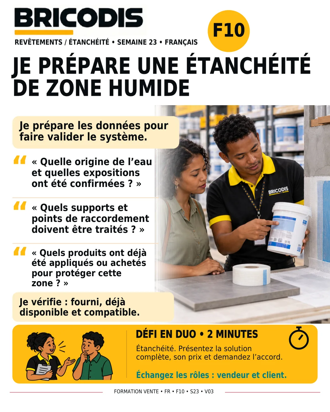 F10 S23 - Étudier une étanchéité de zone humide