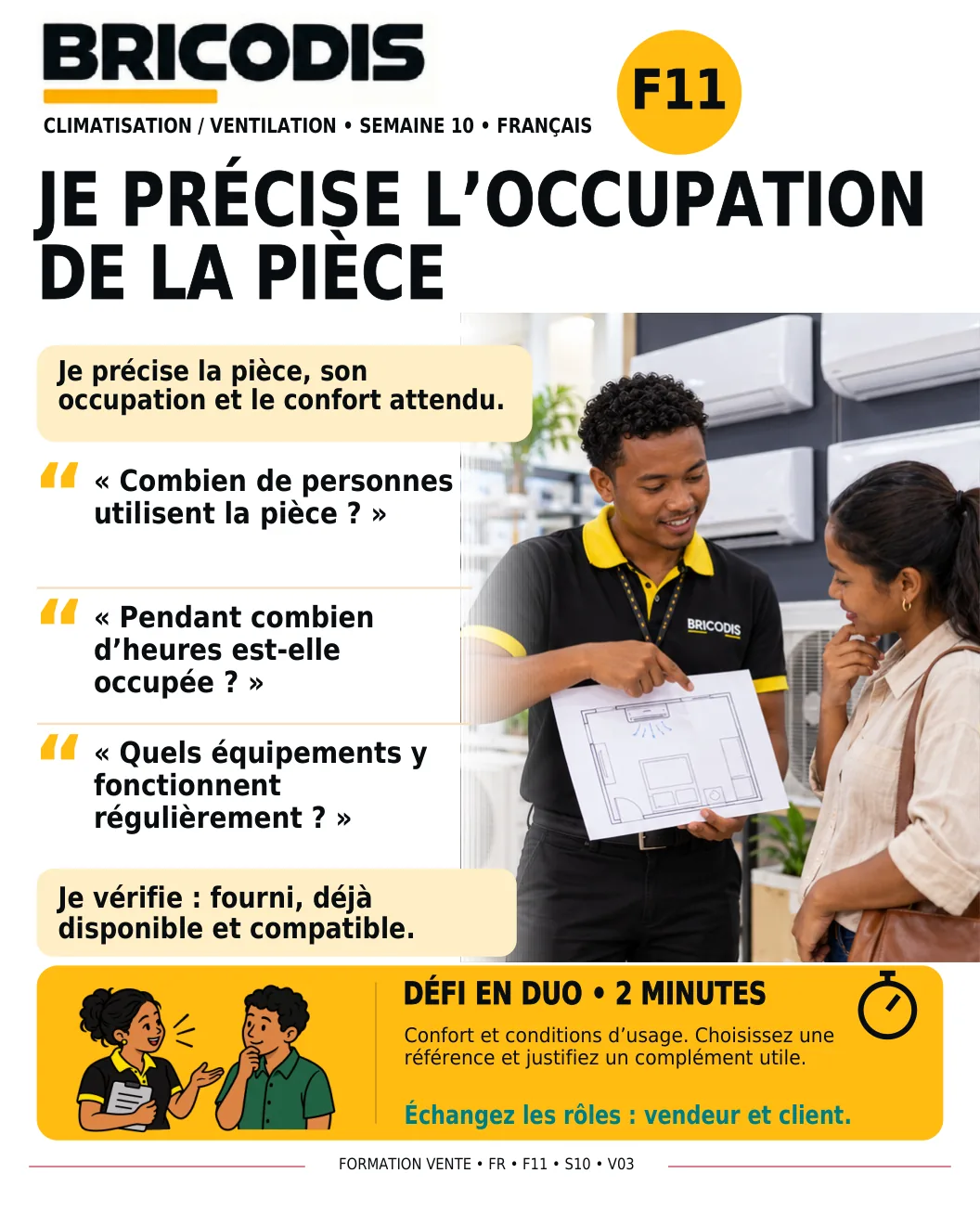 F11 S10 - Préciser l’occupation de la pièce