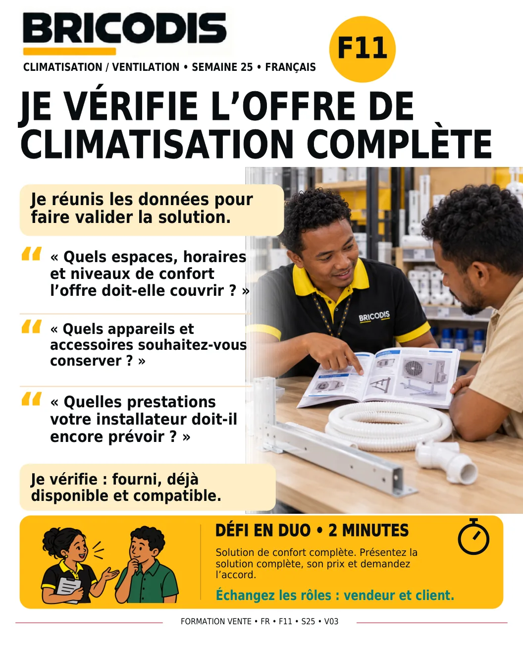 F11 S25 - Vérifier l’offre de climatisation complète